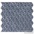 3D Gray Glass Mosaic Tiles for Kitchen Backsplash